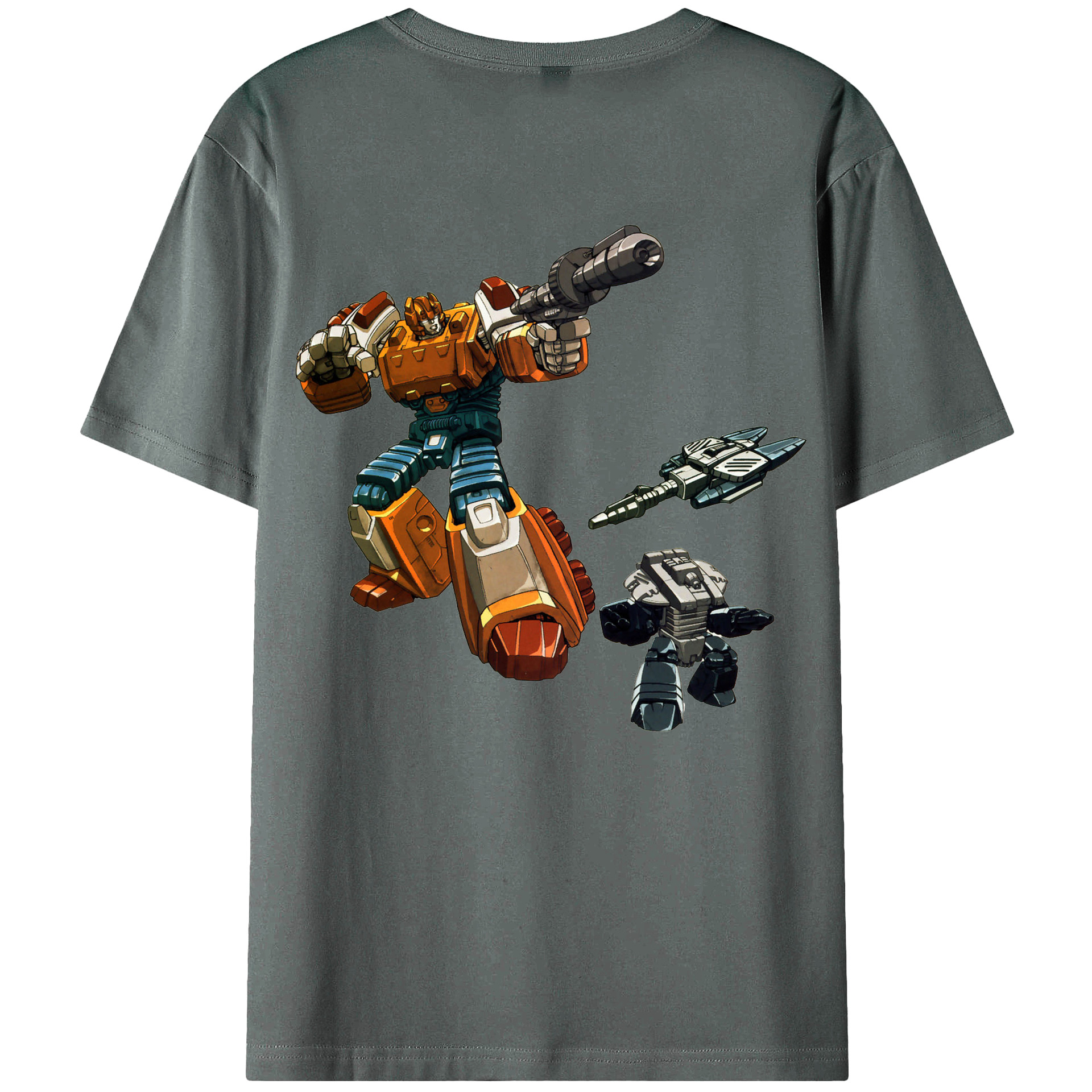 （画像用）  綿100％ メンズ半袖Tシャツ（バックプリント） 通気性